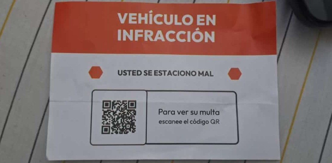 Imagen de la boleta fraudulenta